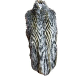 Charlotte Russe faux animal fur vest medium